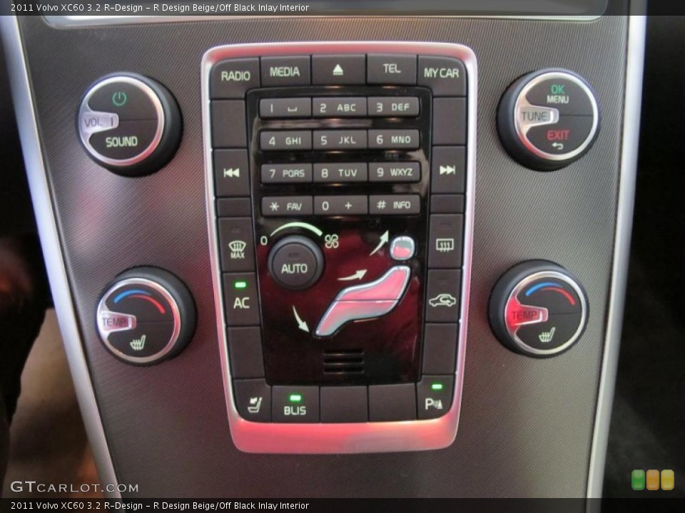R Design Beige/Off Black Inlay Interior Controls for the 2011 Volvo XC60 3.2 R-Design #46757961