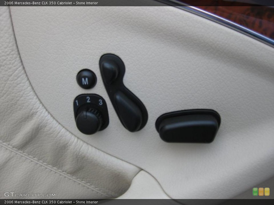 Stone Interior Controls for the 2006 Mercedes-Benz CLK 350 Cabriolet #46758063