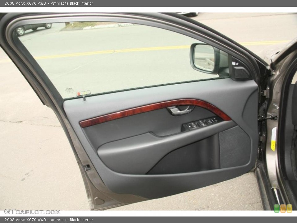 Anthracite Black Interior Door Panel for the 2008 Volvo XC70 AWD #46758948