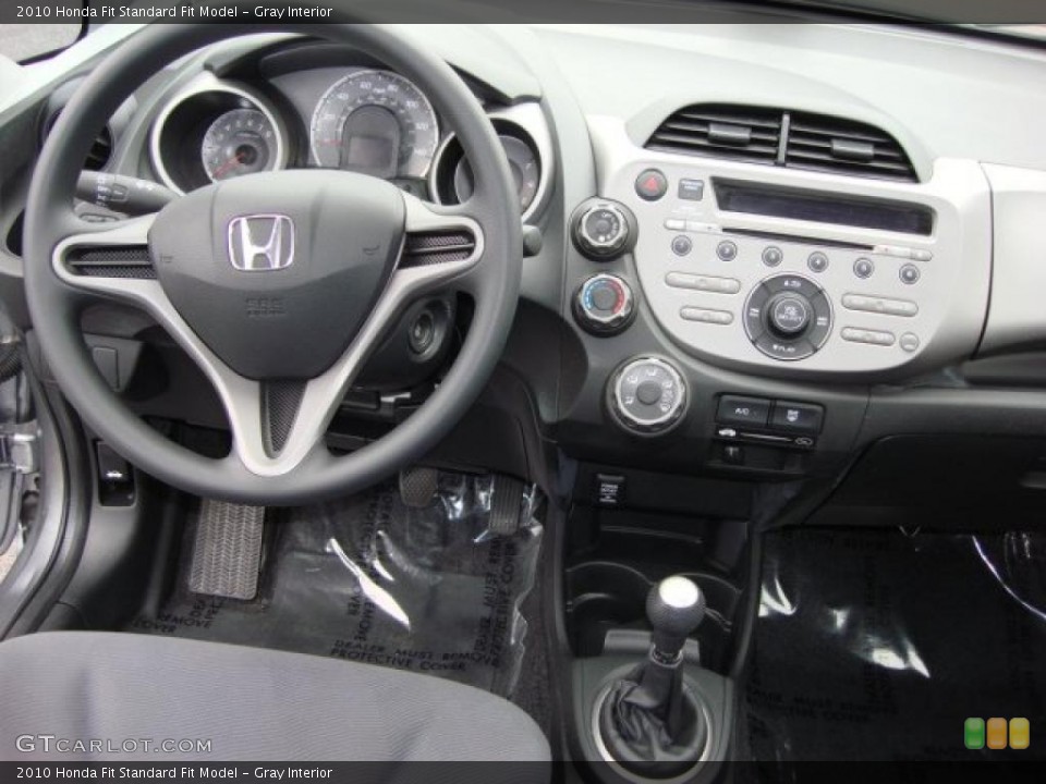 Gray Interior Dashboard for the 2010 Honda Fit  #46759029
