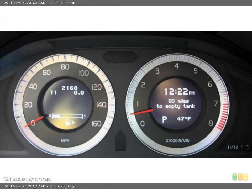 Off Black Interior Gauges for the 2011 Volvo XC70 3.2 AWD #46759284