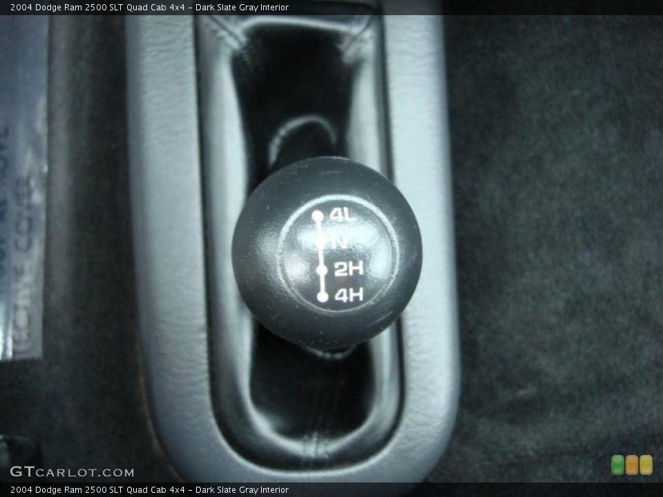 Dark Slate Gray Interior Controls for the 2004 Dodge Ram 2500 SLT Quad Cab 4x4 #46759452