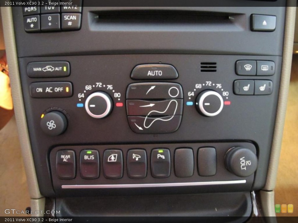 Beige Interior Controls for the 2011 Volvo XC90 3.2 #46759860