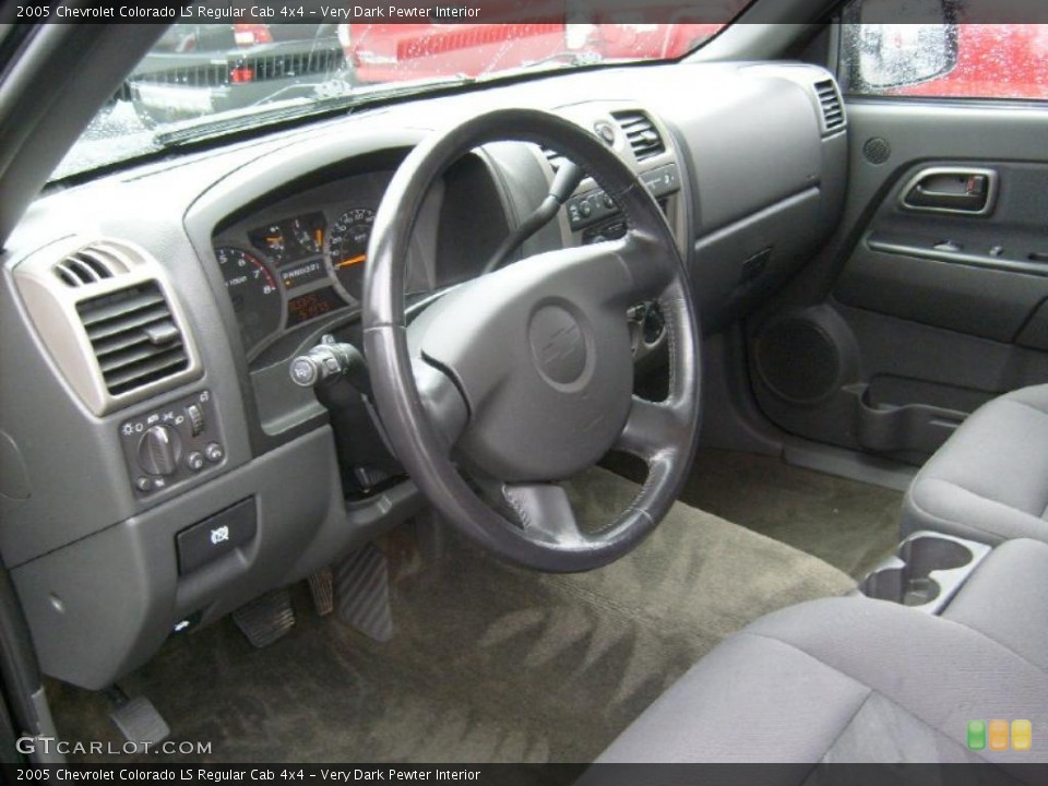 Very Dark Pewter Interior Prime Interior for the 2005 Chevrolet Colorado LS Regular Cab 4x4 #46759896