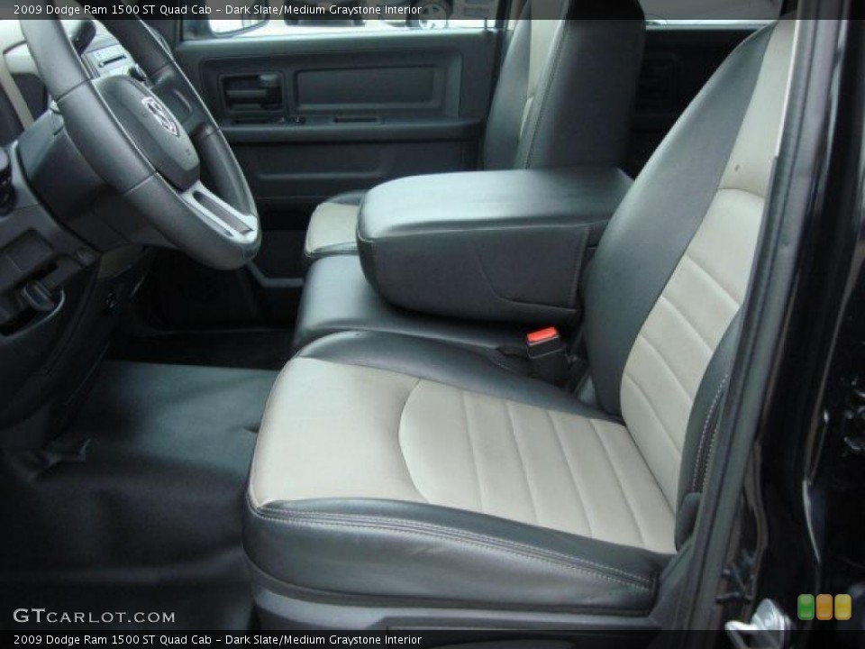 Dark Slate/Medium Graystone Interior Photo for the 2009 Dodge Ram 1500 ST Quad Cab #46760328