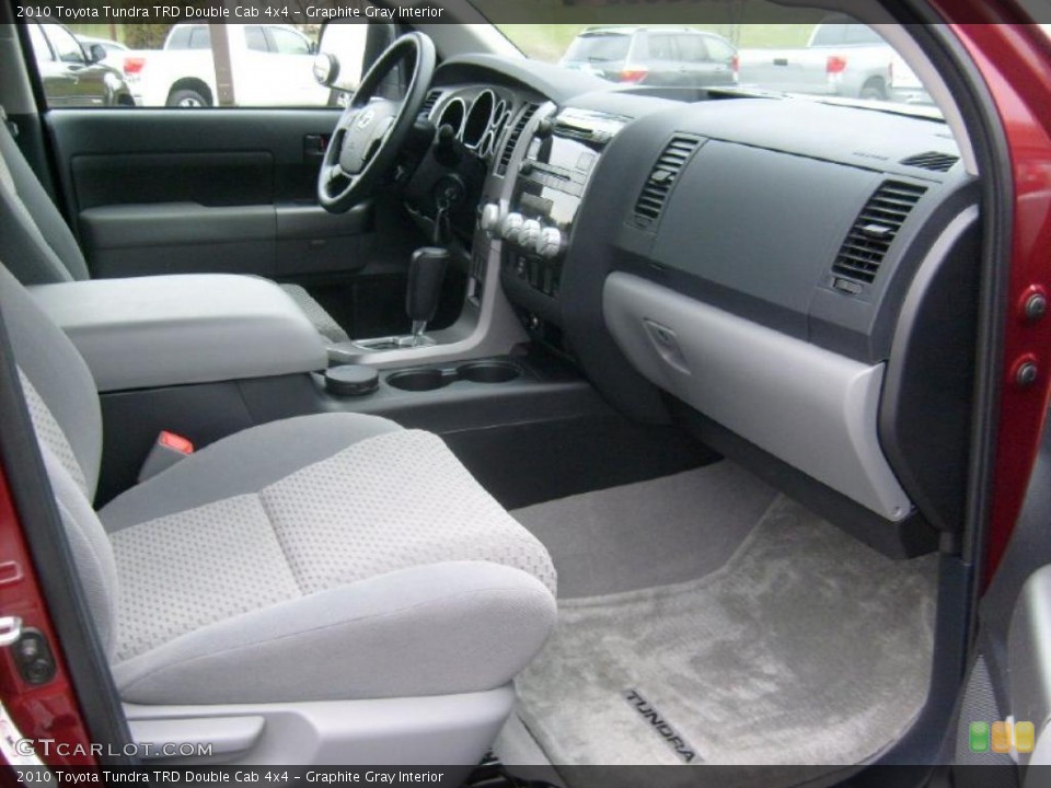 Graphite Gray Interior Photo for the 2010 Toyota Tundra TRD Double Cab 4x4 #46760337