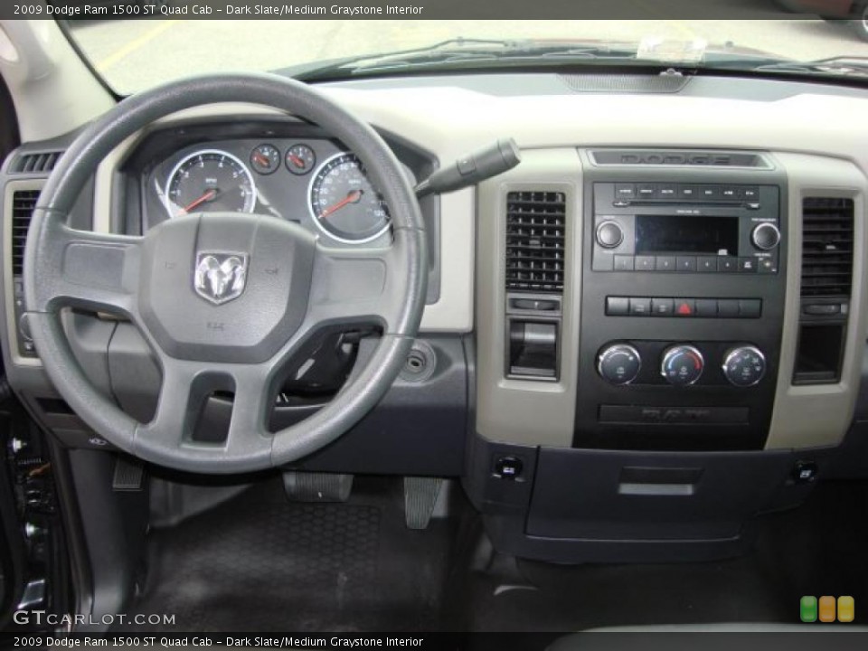 Dark Slate/Medium Graystone Interior Dashboard for the 2009 Dodge Ram 1500 ST Quad Cab #46760361