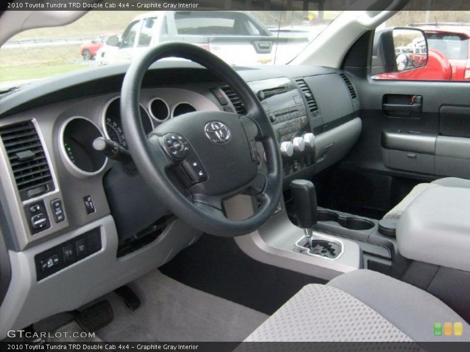 Graphite Gray Interior Prime Interior for the 2010 Toyota Tundra TRD Double Cab 4x4 #46760367