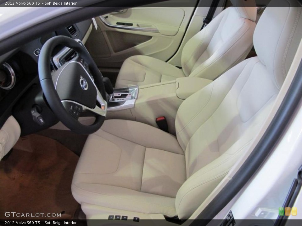 Soft Beige Interior Photo for the 2012 Volvo S60 T5 #46760607