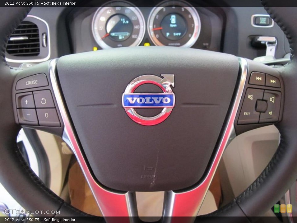 Soft Beige Interior Controls for the 2012 Volvo S60 T5 #46760622