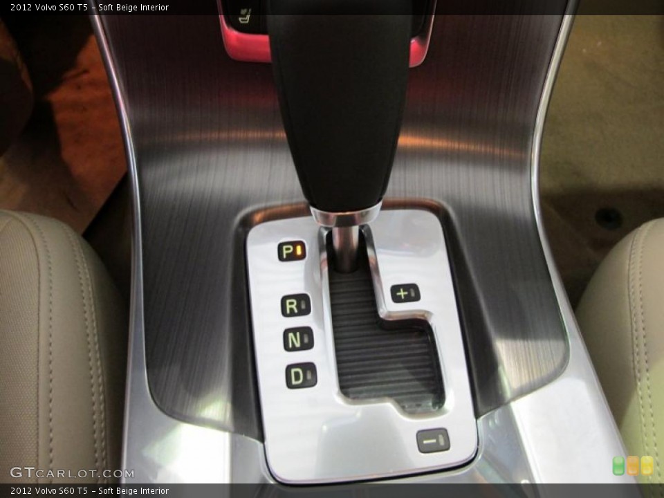 Soft Beige Interior Transmission for the 2012 Volvo S60 T5 #46760679