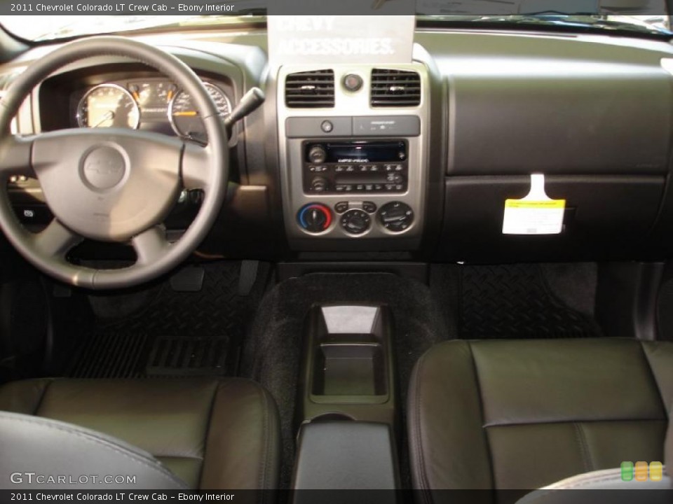Ebony Interior Dashboard for the 2011 Chevrolet Colorado LT Crew Cab #46761279