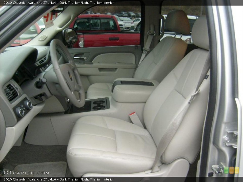 Dark Titanium/Light Titanium Interior Photo for the 2010 Chevrolet Avalanche Z71 4x4 #46762515