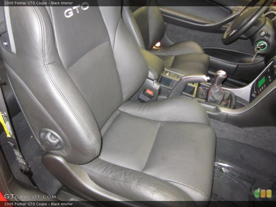 Black Interior Photo for the 2006 Pontiac GTO Coupe #46762659