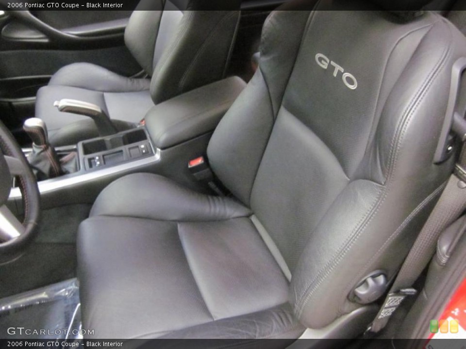 Black Interior Photo for the 2006 Pontiac GTO Coupe #46762674