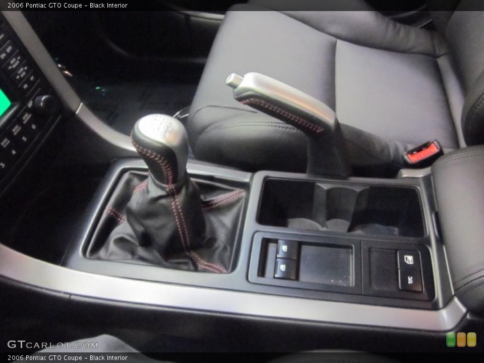 Black Interior Transmission for the 2006 Pontiac GTO Coupe #46762701