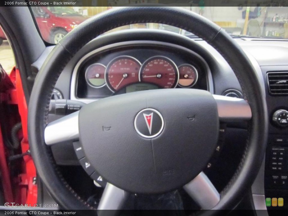 Black Interior Gauges for the 2006 Pontiac GTO Coupe #46762740