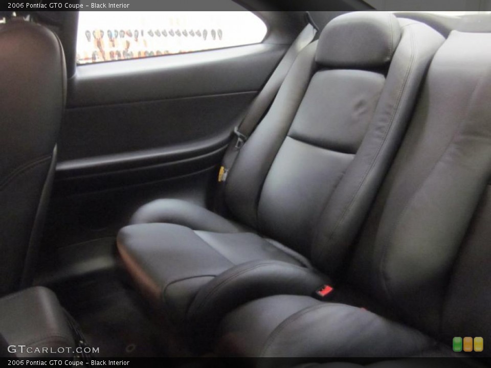 Black Interior Photo for the 2006 Pontiac GTO Coupe #46762848