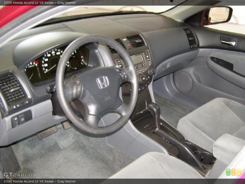 Gray Interior Prime Interior for the 2006 Honda Accord LX V6 Sedan #46763184
