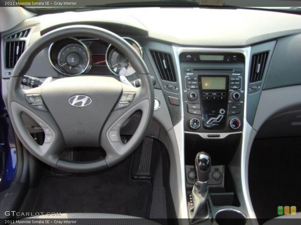 Gray Interior Dashboard for the 2011 Hyundai Sonata SE #46763379