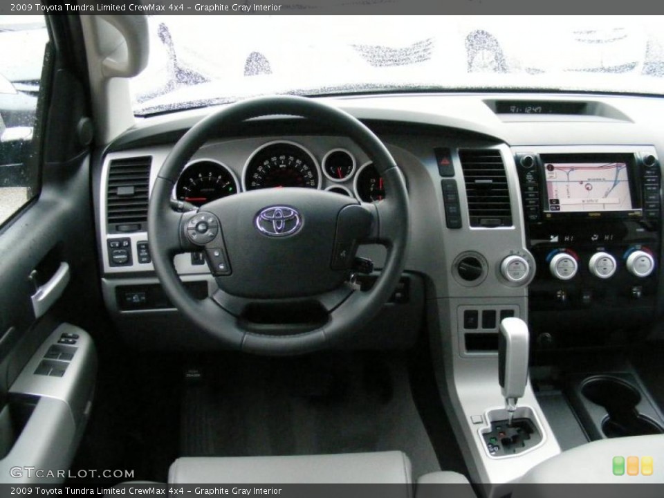 Graphite Gray Interior Dashboard for the 2009 Toyota Tundra Limited CrewMax 4x4 #46763850