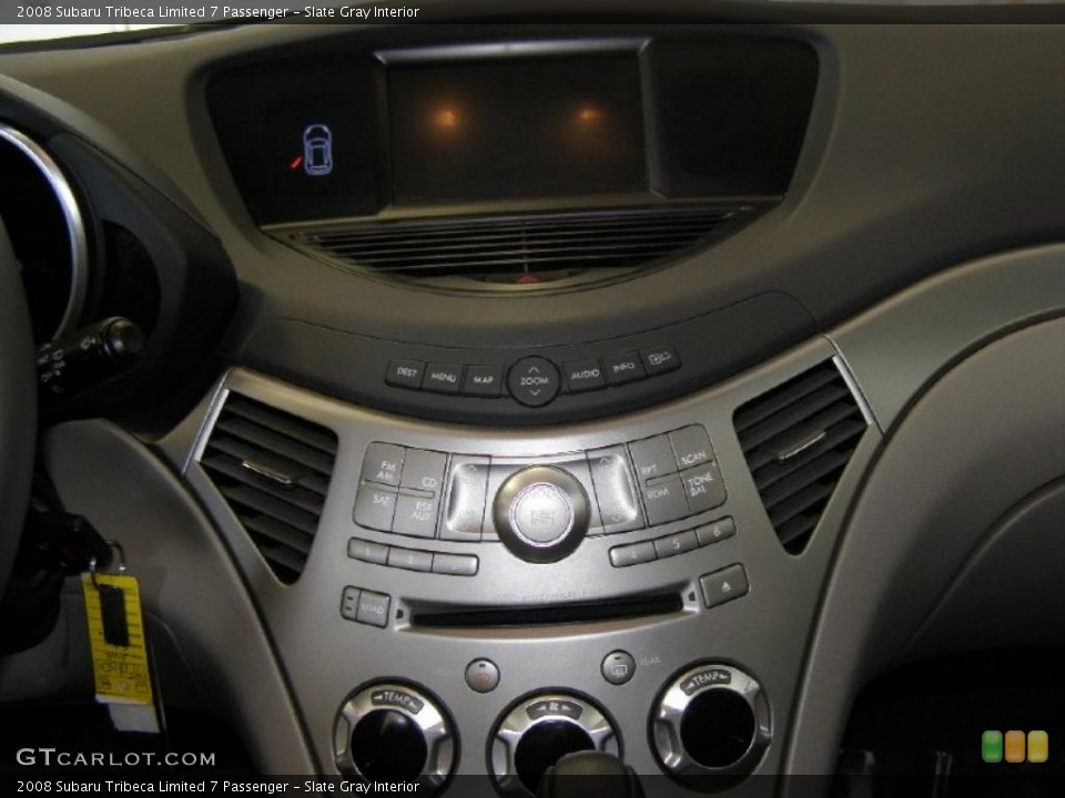 Slate Gray Interior Controls for the 2008 Subaru Tribeca Limited 7 Passenger #46764855