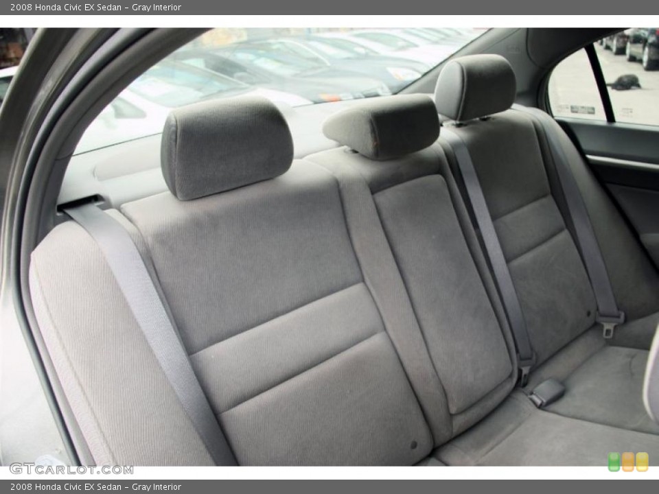 Gray Interior Photo for the 2008 Honda Civic EX Sedan #46765719