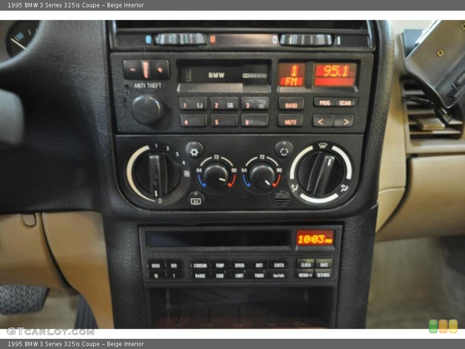 Beige Interior Controls for the 1995 BMW 3 Series 325is Coupe #46766418