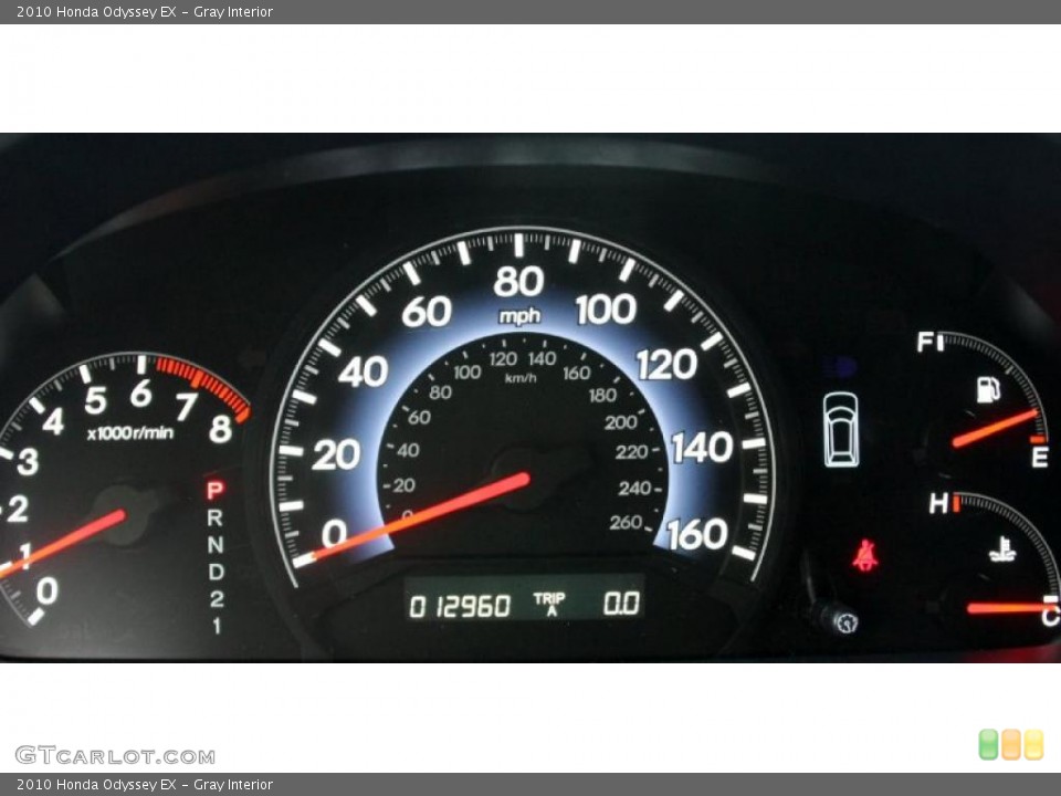 Gray Interior Gauges for the 2010 Honda Odyssey EX #46766547