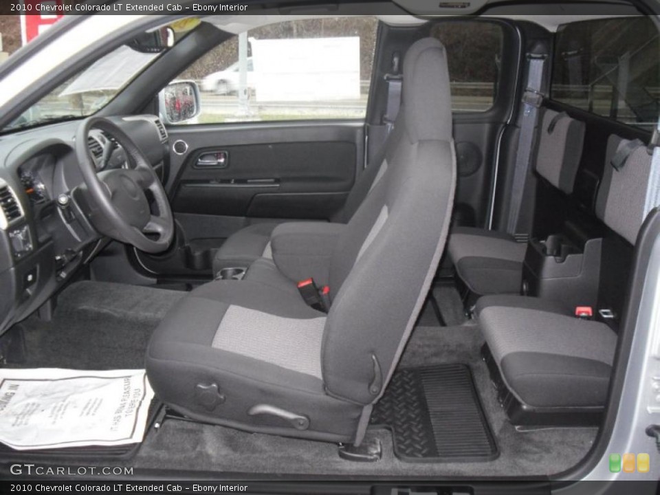Ebony Interior Photo for the 2010 Chevrolet Colorado LT Extended Cab #46767624