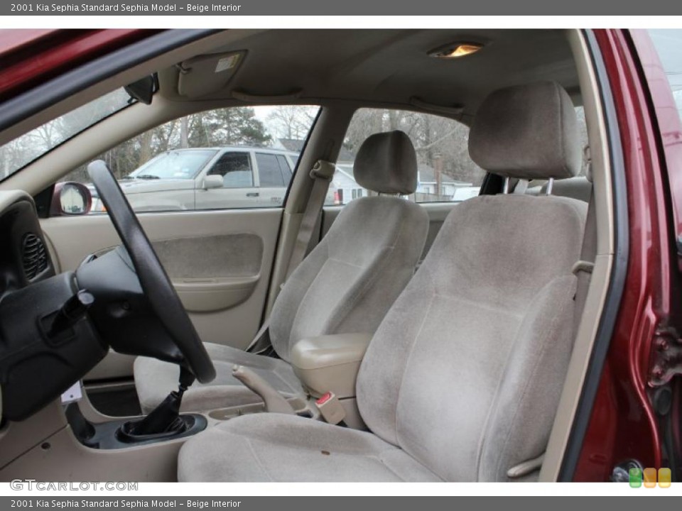 Beige Interior Photo for the 2001 Kia Sephia  #46767966