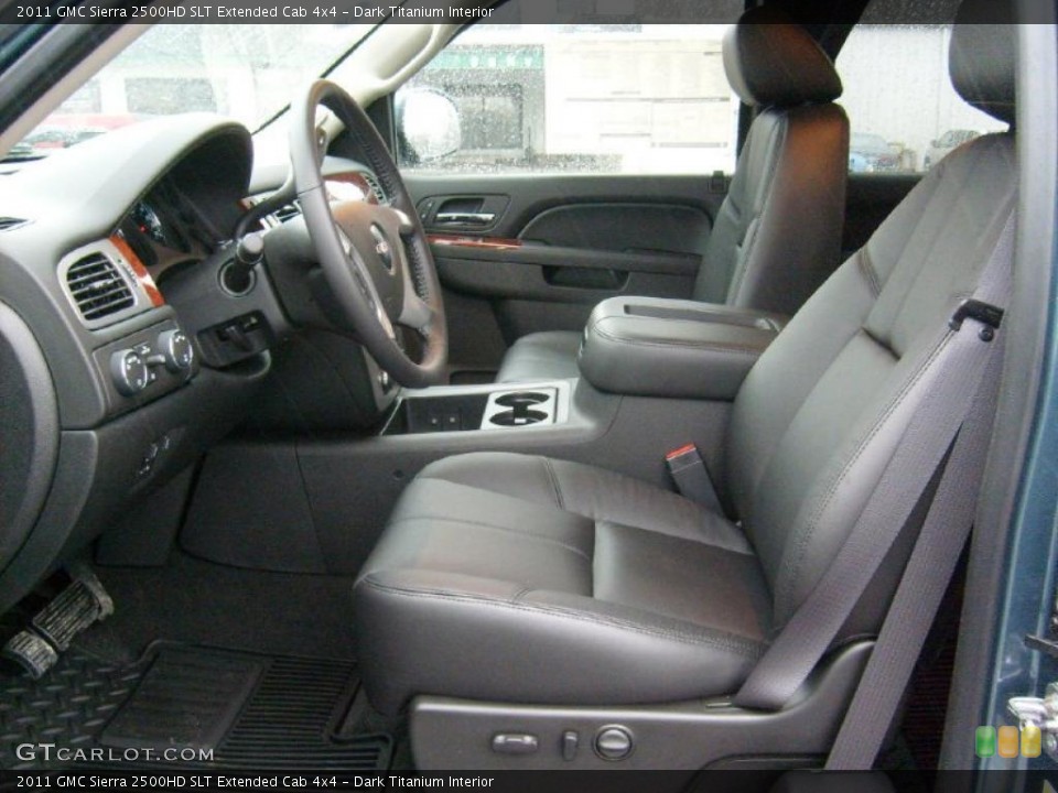 Dark Titanium Interior Photo for the 2011 GMC Sierra 2500HD SLT Extended Cab 4x4 #46768008