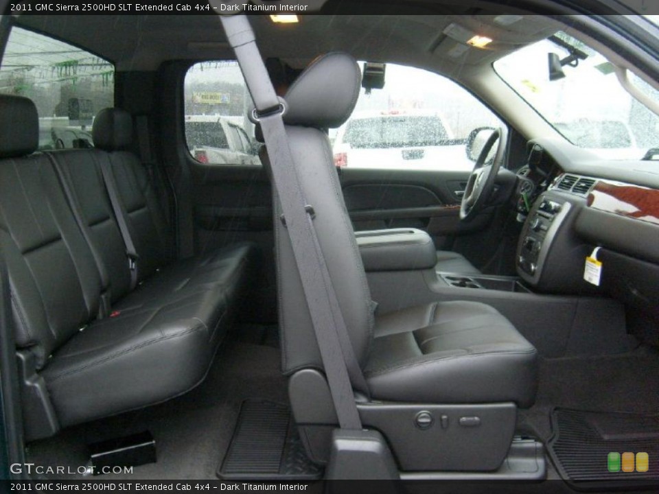 Dark Titanium Interior Photo for the 2011 GMC Sierra 2500HD SLT Extended Cab 4x4 #46768101
