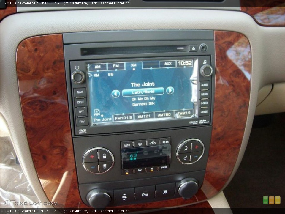 Light Cashmere/Dark Cashmere Interior Controls for the 2011 Chevrolet Suburban LTZ #46768920