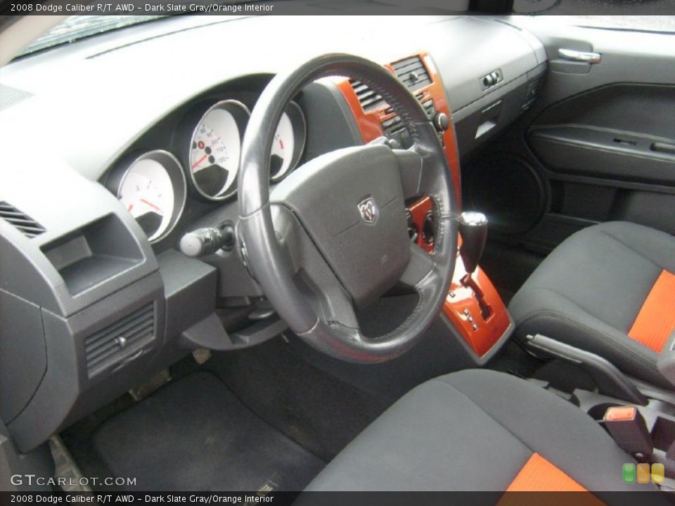 Dark Slate Gray/Orange Interior Dashboard for the 2008 Dodge Caliber R/T AWD #46768953