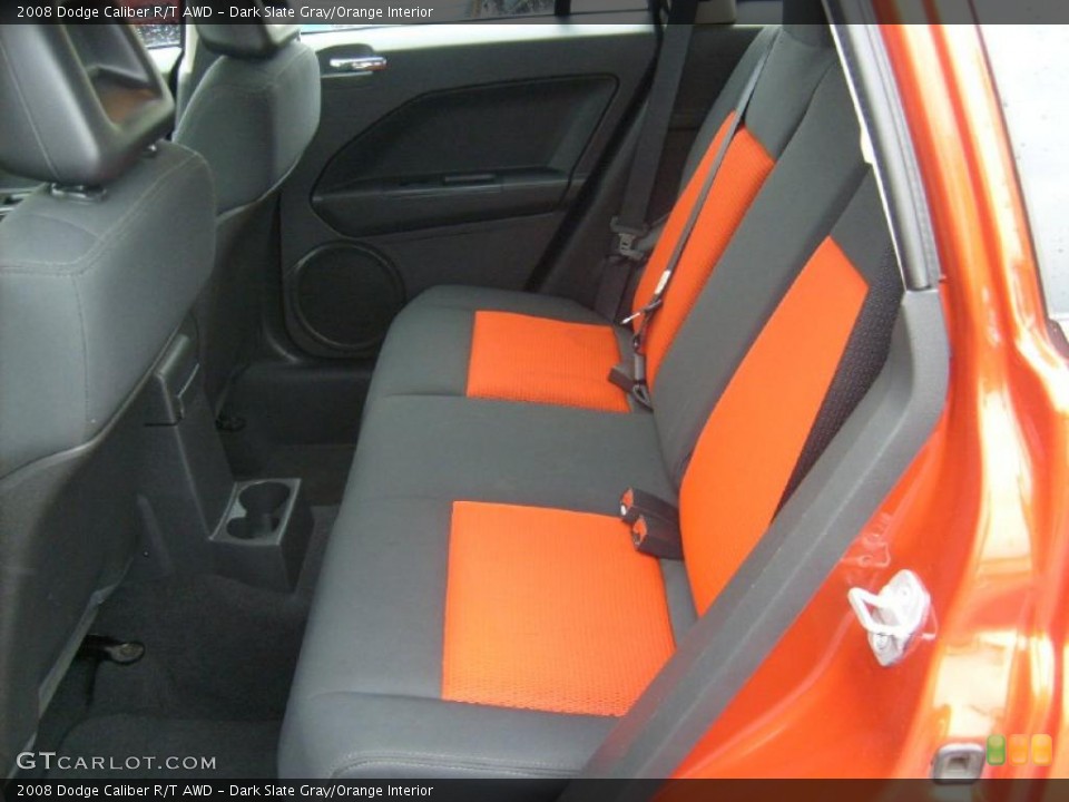 Dark Slate Gray/Orange Interior Photo for the 2008 Dodge Caliber R/T AWD #46769001