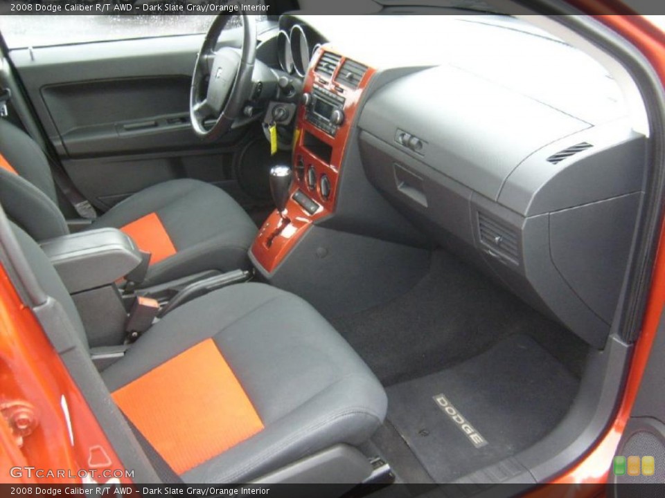 Dark Slate Gray/Orange Interior Photo for the 2008 Dodge Caliber R/T AWD #46769055