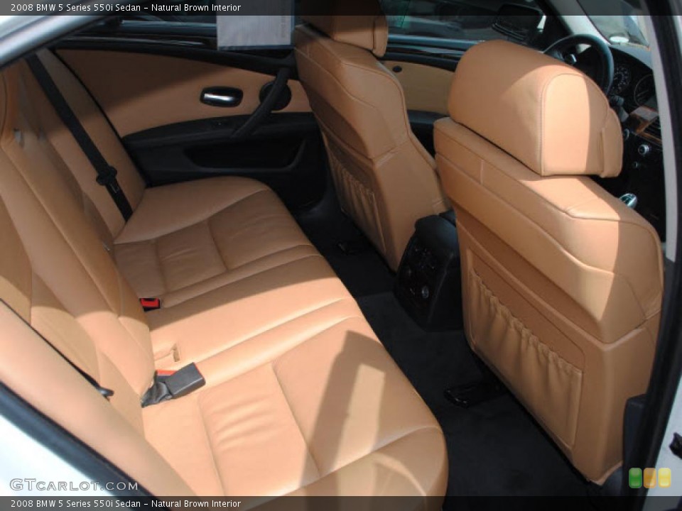 Natural Brown Interior Photo for the 2008 BMW 5 Series 550i Sedan #46769334