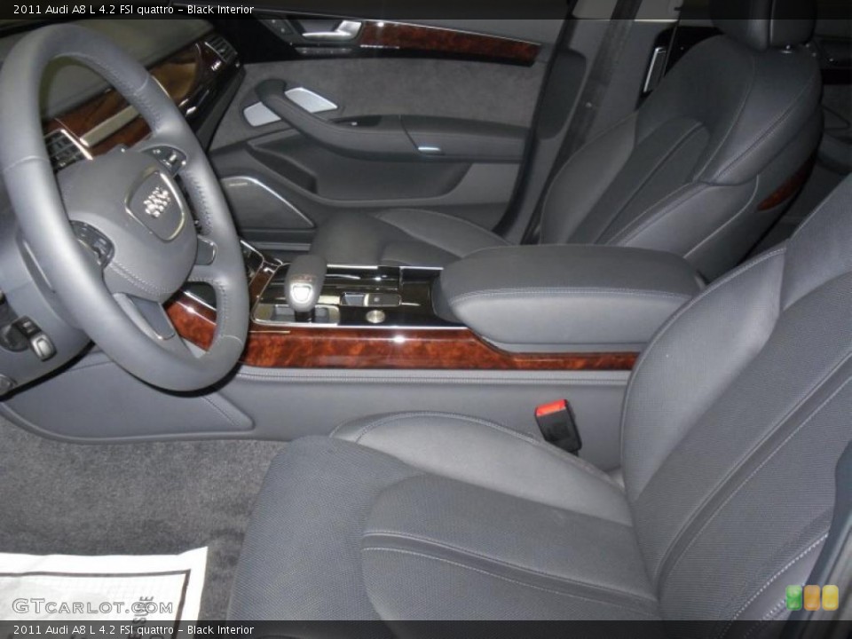 Black Interior Photo for the 2011 Audi A8 L 4.2 FSI quattro #46770042