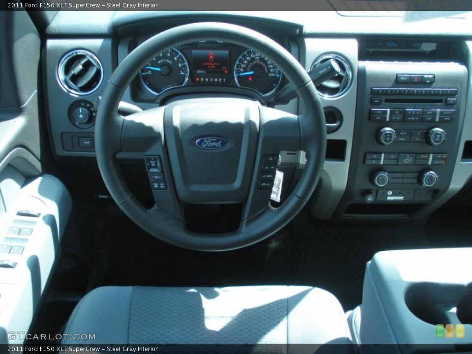 Steel Gray Interior Dashboard for the 2011 Ford F150 XLT SuperCrew #46770345