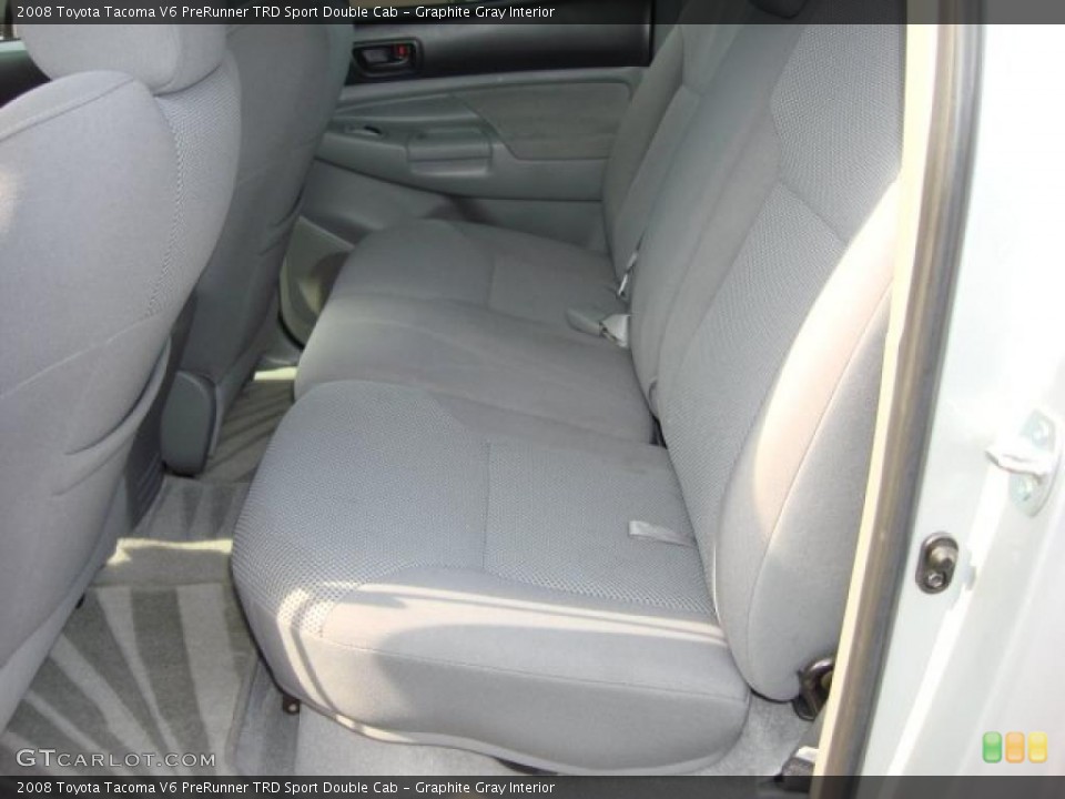 Graphite Gray Interior Photo for the 2008 Toyota Tacoma V6 PreRunner TRD Sport Double Cab #46770972