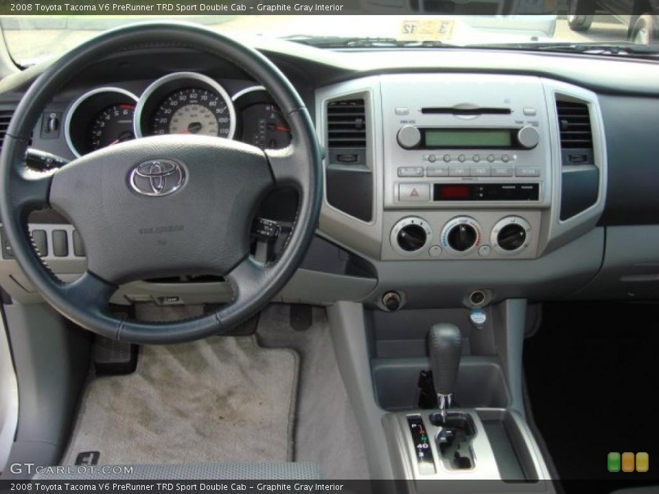 Graphite Gray Interior Dashboard for the 2008 Toyota Tacoma V6 PreRunner TRD Sport Double Cab #46770999