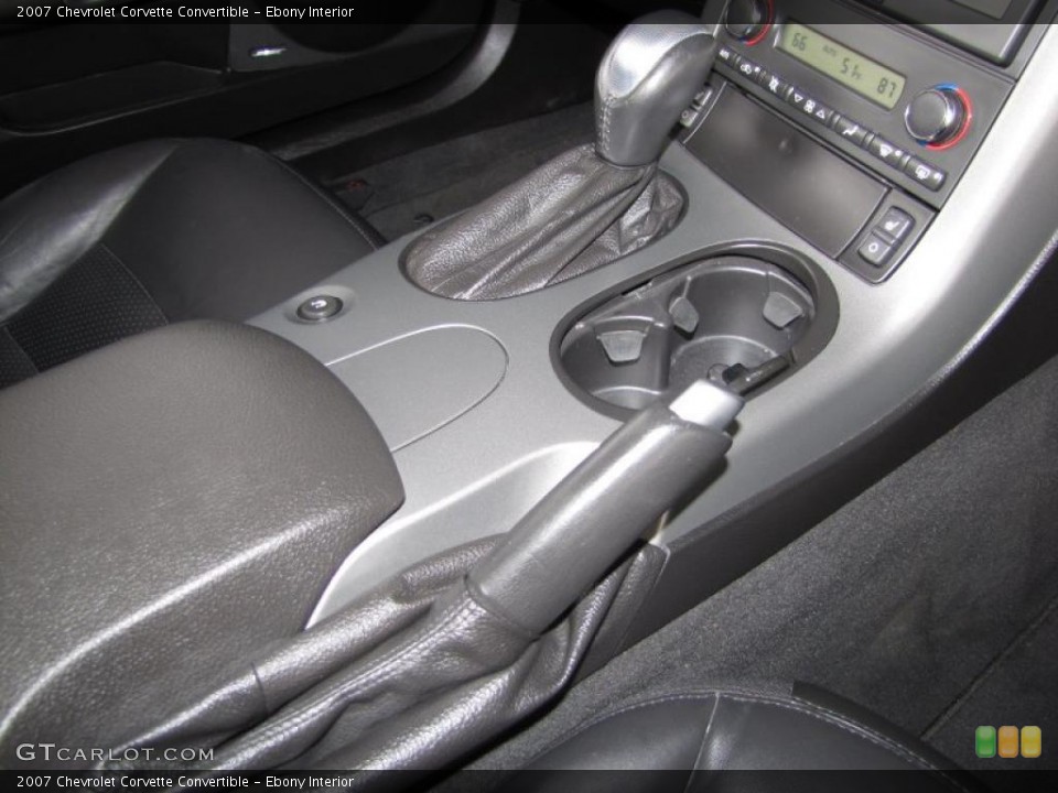 Ebony Interior Transmission for the 2007 Chevrolet Corvette Convertible #46771662