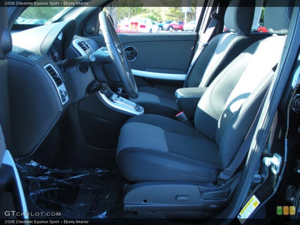 Ebony Interior Photo for the 2008 Chevrolet Equinox Sport #46772340