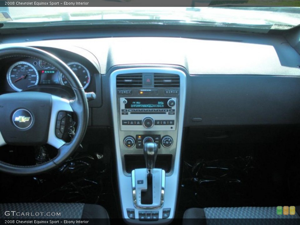 Ebony Interior Dashboard for the 2008 Chevrolet Equinox Sport #46772427