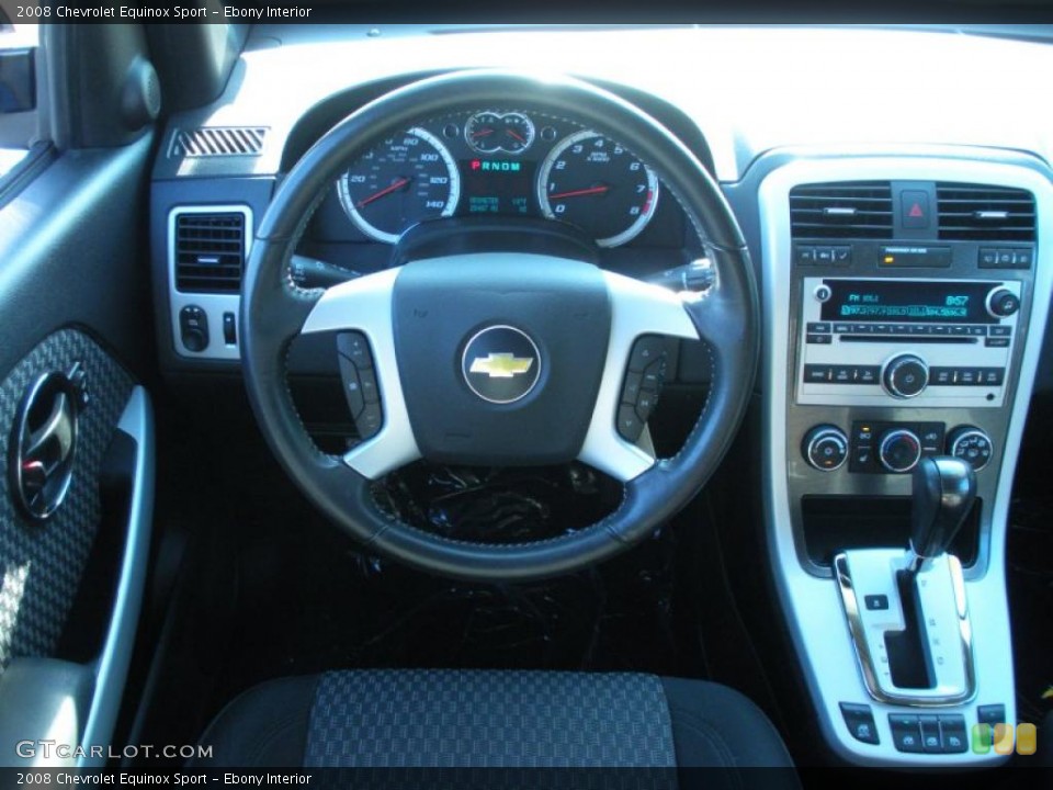 Ebony Interior Steering Wheel for the 2008 Chevrolet Equinox Sport #46772439