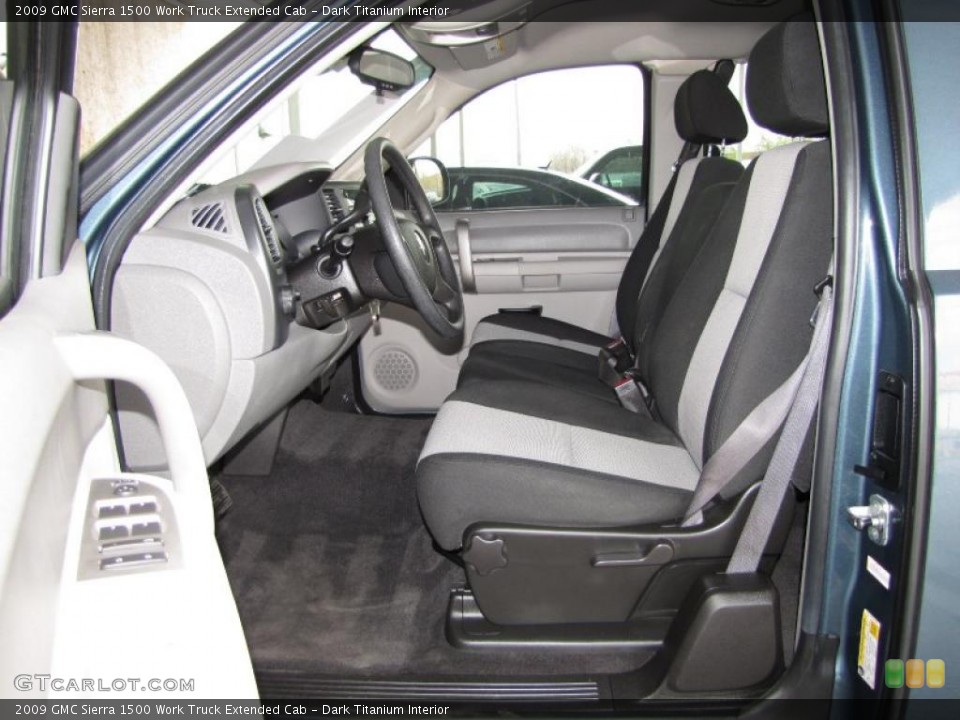 Dark Titanium Interior Photo for the 2009 GMC Sierra 1500 Work Truck Extended Cab #46773525