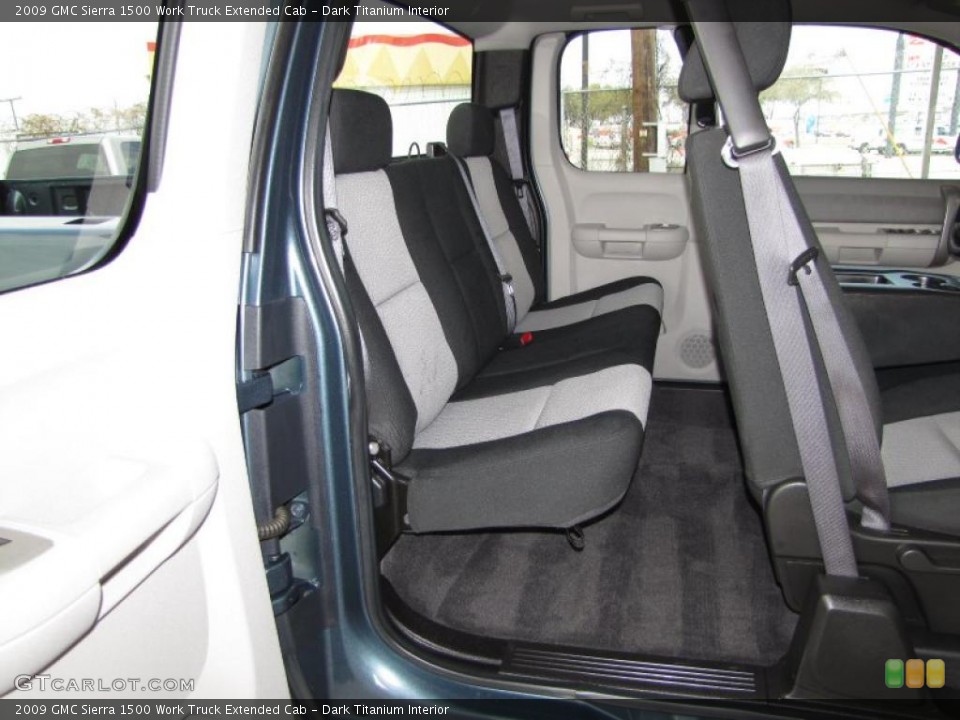 Dark Titanium Interior Photo for the 2009 GMC Sierra 1500 Work Truck Extended Cab #46773540