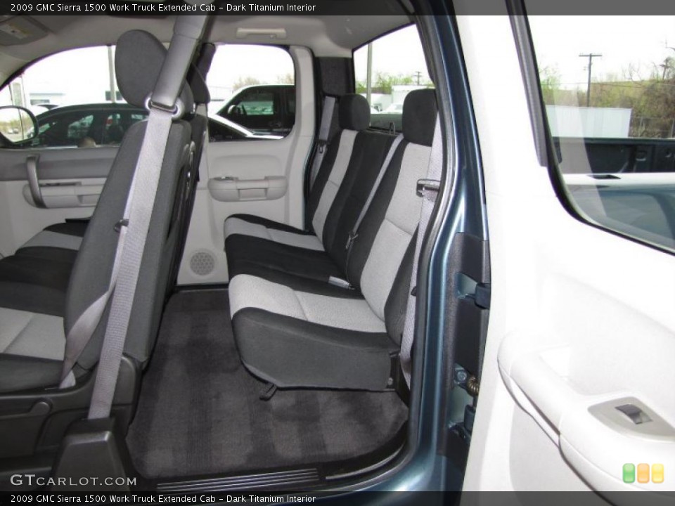Dark Titanium Interior Photo for the 2009 GMC Sierra 1500 Work Truck Extended Cab #46773546
