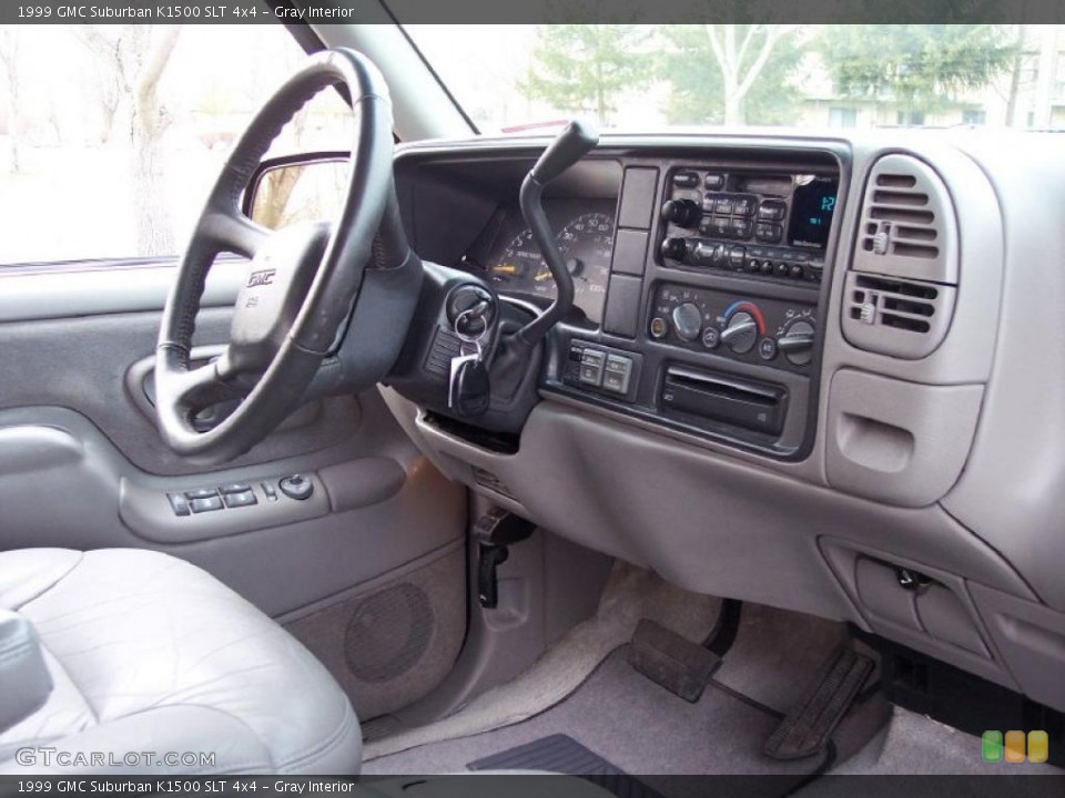 Gray Interior Dashboard for the 1999 GMC Suburban K1500 SLT 4x4 #46773898